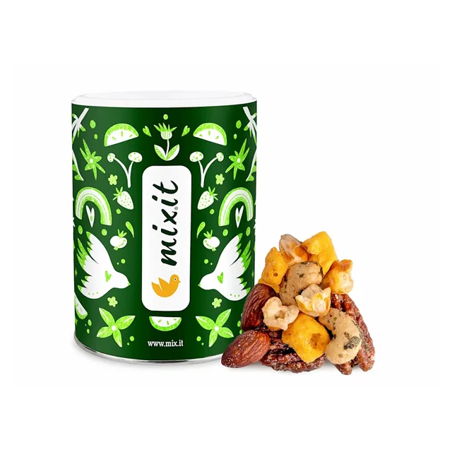 MIXIT Crunchy mix sýr, crunchy corn a oříšky s medvědím česnekem 300 g
