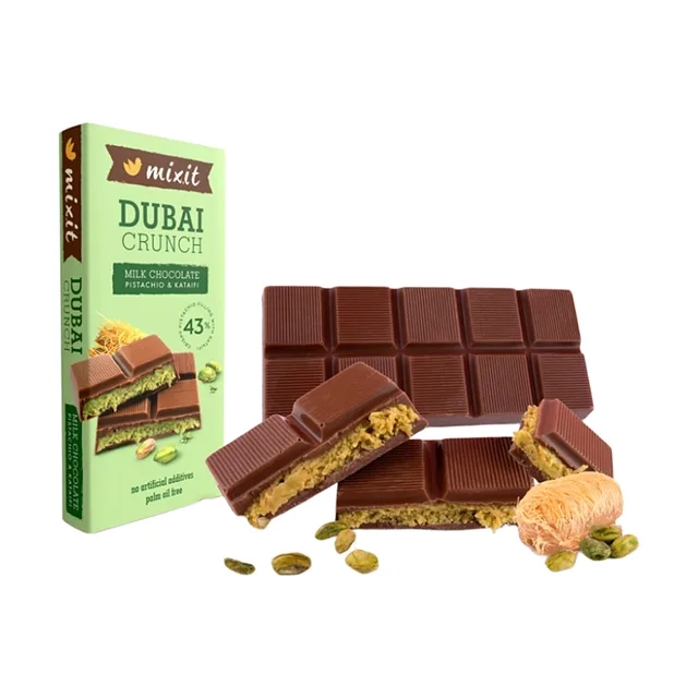 MIXIT Dubajská čokoláda s pistáciovou náplní 70 g