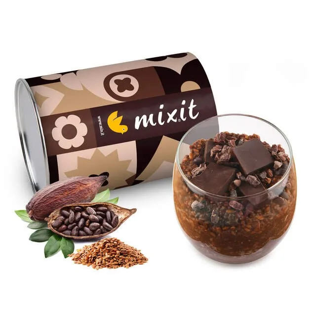 Mixit Fitness chia puding - Rostlinný protein a kakao 400 g
