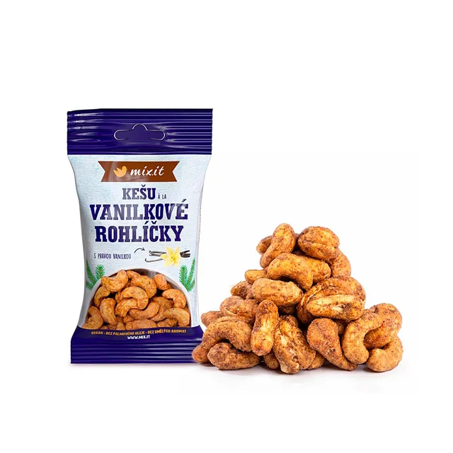 MIXIT Kešu á la vanilkové rohlíčky 60 g