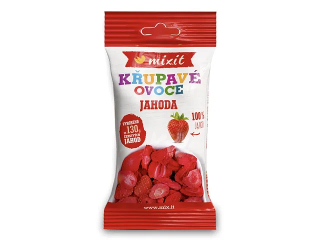 Mixit Křupavé ovoce do kapsy Jahoda 13 g