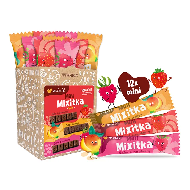 MIXIT Minimixitky mix jahoda malina mango 12 kusů