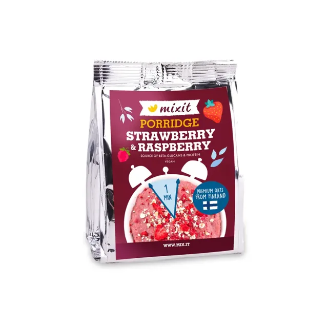 Mixit Minutová ovesná kaše Jahoda a malina 60 g