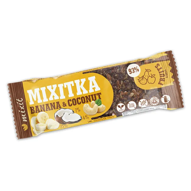 MIXIT Mixitka bez lepku banán a kokos 46 g