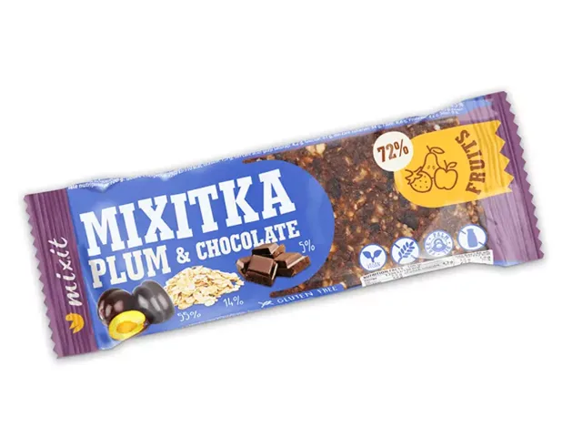 Mixit Mixitka bez lepku - Švestka + Čokoláda 46g