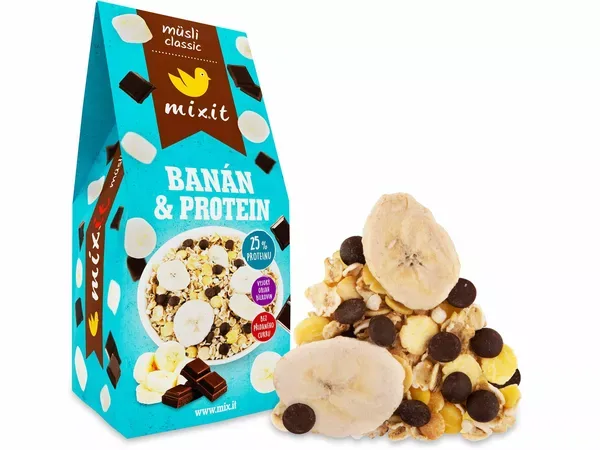 Mixit Müsli classic - Banán & protein 440 g