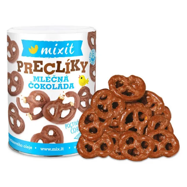 MIXIT Preclíky mléčná čokoláda 250 g