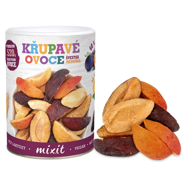 MIXIT Švestka Meruňka křupavé ovoce 65 g