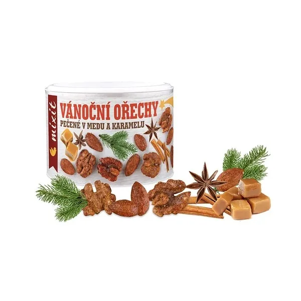 Mixit Vánoční ořechy pečené v medu a karamelu 125 g