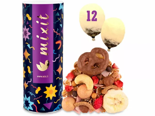Mixit Výroční müsli: narozeninový dort 440g
