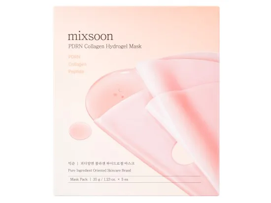 Mixsoon PDRN Collagen hydrogelové pleťové masky 5 x 35 g