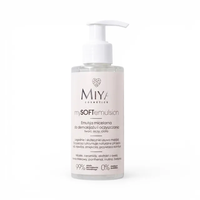 Miya MySoftEmulsion Micellar Emulsion, 140ml