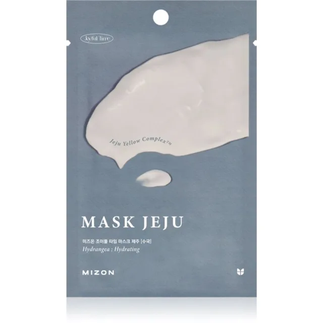 Mizon Joyful Time Jeju Hydrangea hydratační plátýnková maska pro suchou pleť 23 g