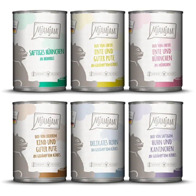 MjAMjAM 24 x 400 g - míchané balení - míchané balení 2 (6 druhů)