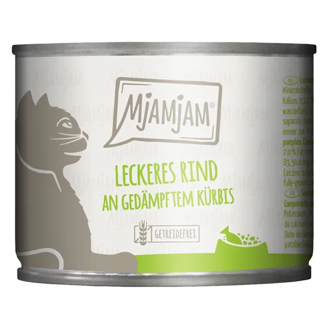 MjAMjAM 6 x 200 g - lahodné hovězí s dušenou dýní