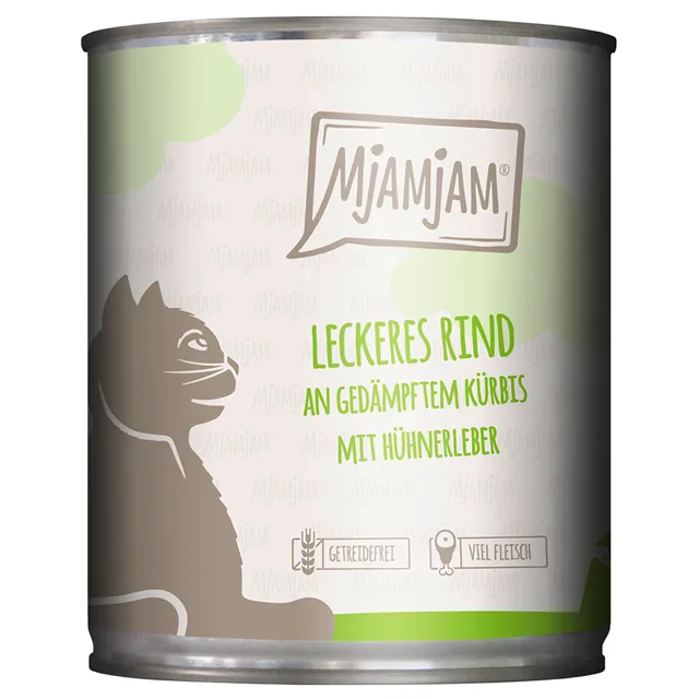 MjAMjAM 6 x 800 g - hovězí s dýní