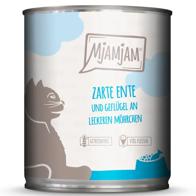 MjAMjAM 6 x 800 g - kachna a drůbeží s mrkví