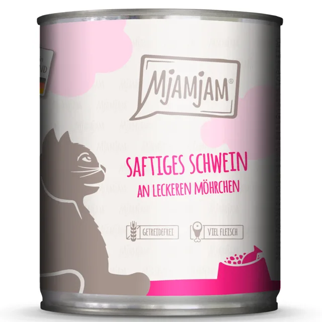 MjAMjAM 6 x 800 g - vepřové s mrkví