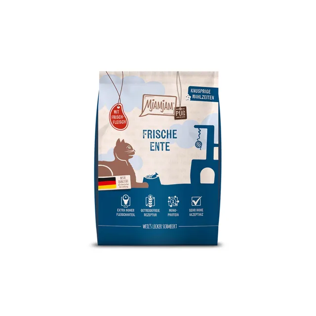 MjAMjAM čerstvá kachna granule pro kočky - 300 g