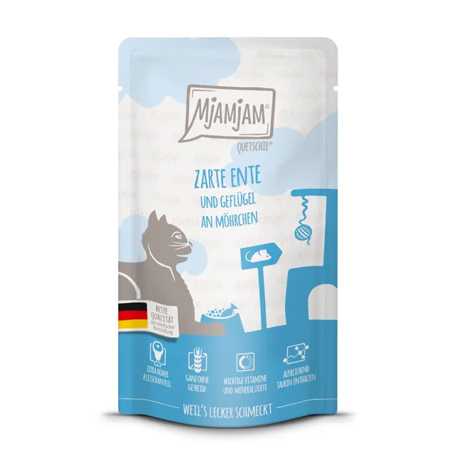 MjAMjAM kapsička 12 x 125 g - kachna a drůbež