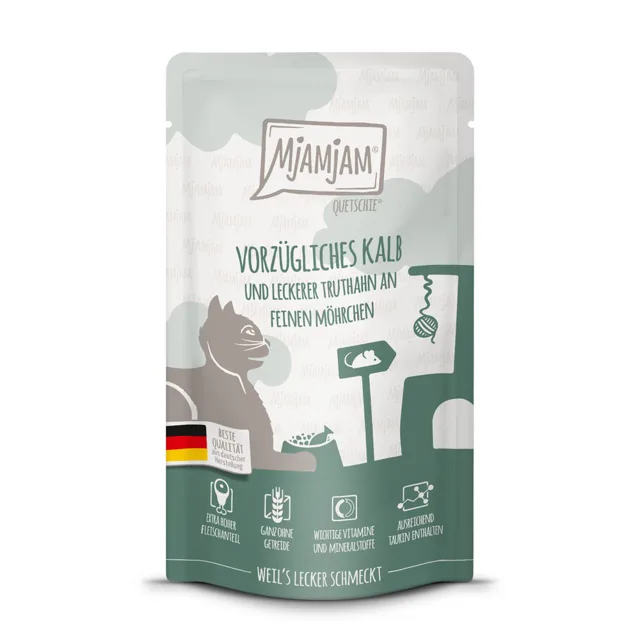 MjAMjAM kapsička 12 x 125 g - telecí a krůta