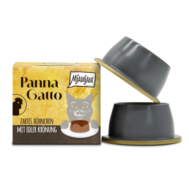 MjAMjAM Panna Gatto 2 x 80 g - delikátní kachní s jemnou polevou