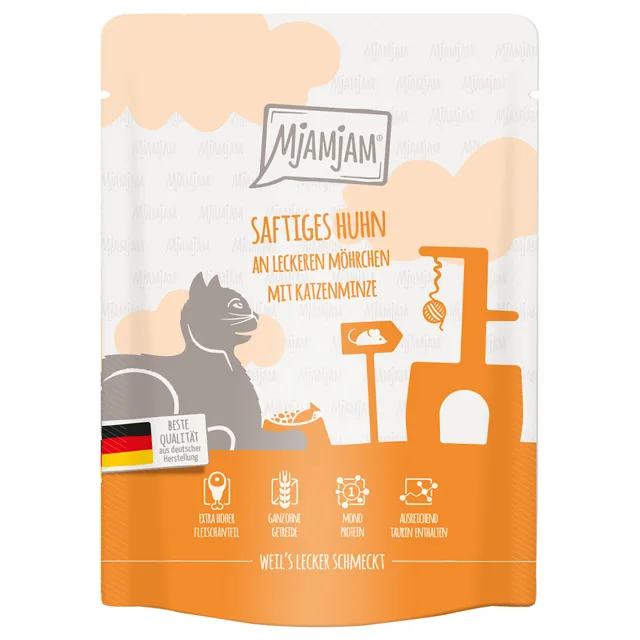 MjAMjAM Quetschie 6 x 300 g - kuřecí s mrkví
