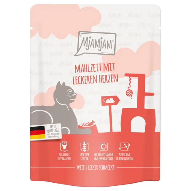 MjAMjAM Quetschie 6 x 300 g - srdíčka