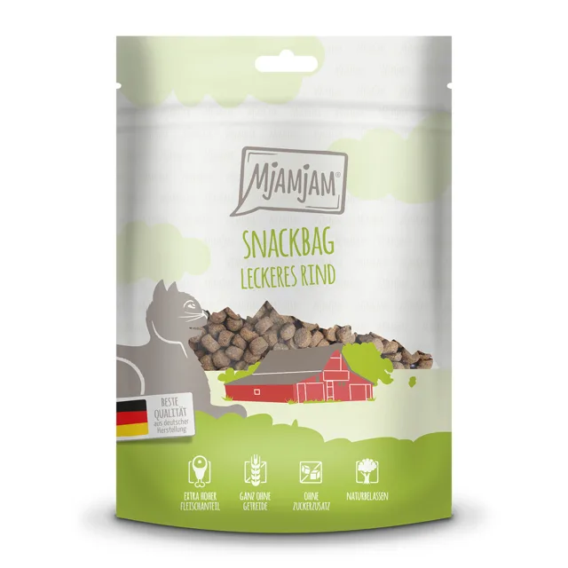 MjAMjAM Snackbag - 125 g lahodné hovězí maso