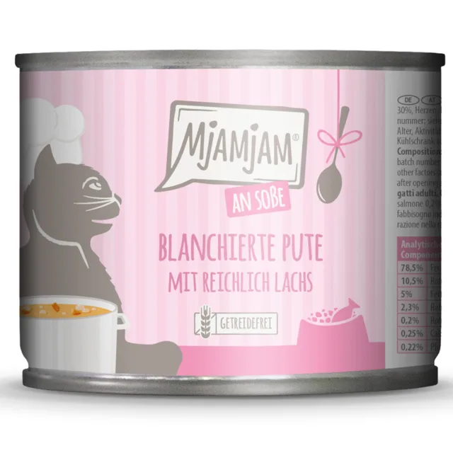 MjAMjAM v omáčce 6 × 185 g - krůtí s lososem