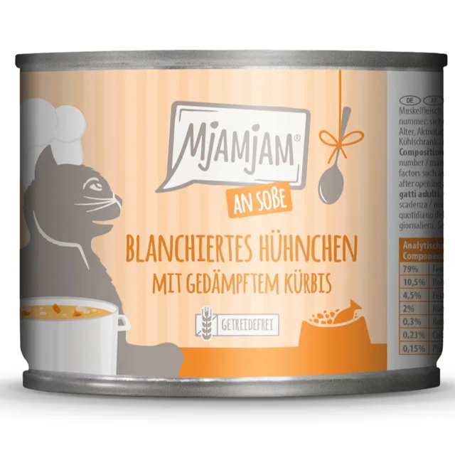 MjAMjAM v omáčce 6 × 185 g - kuřecí s dušenou dýní