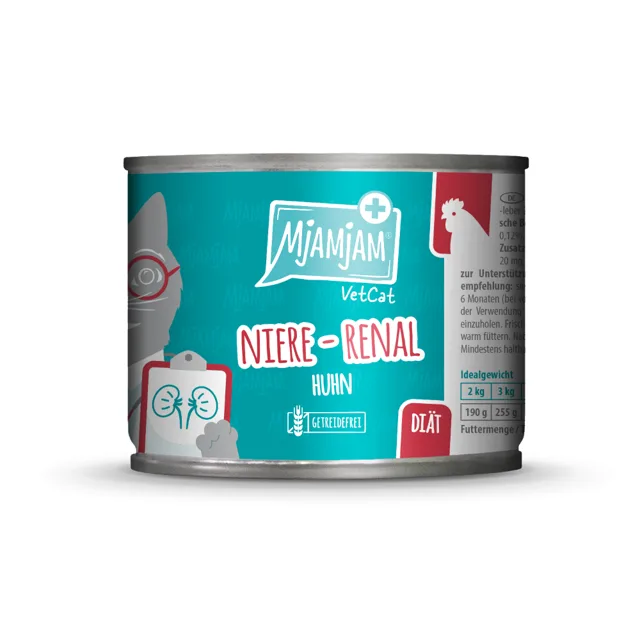 MjAMjAM VetCat ledviny - Renal 6 x 200 g - kuřecí