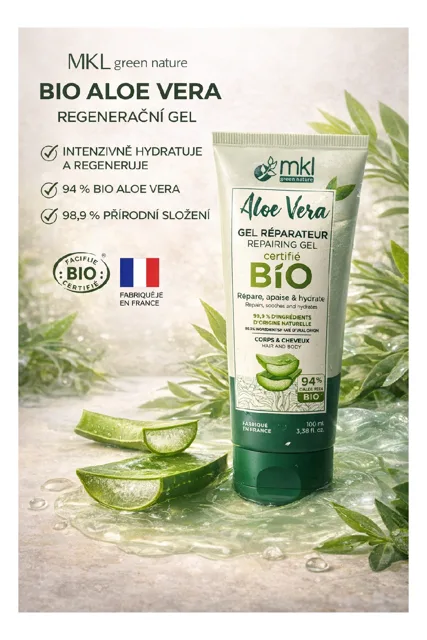 MKL Green Nature BIO Aloe Vera Regenerační gel 100 ml
