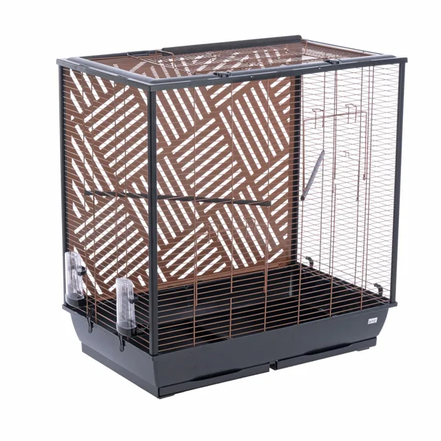 Modern Living Klec pro ptáky industriální - D 81 × Š 48 × V 84 / 102 cm