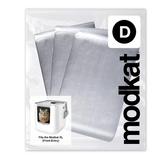 Modkat XL toaleta pro kočky - 3 stelivové vložky (horní vstup)