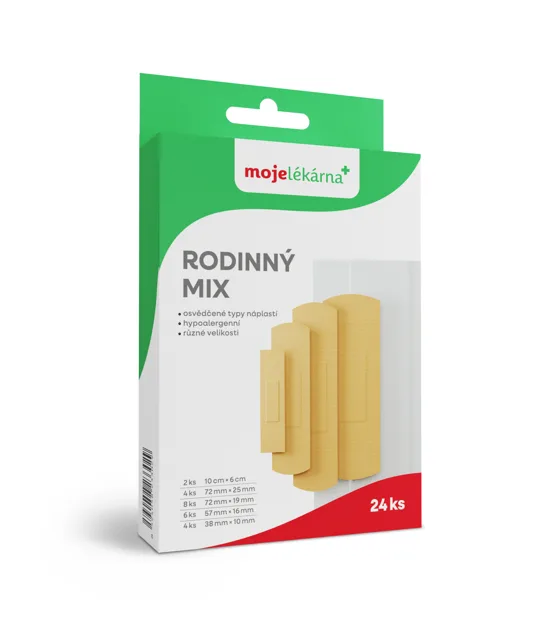Moje lékárna Náplast rodinný mix 24ks