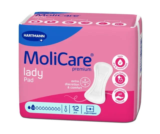 MoliCare Lady 1,5 kapky inkontinenční vložky 14 ks