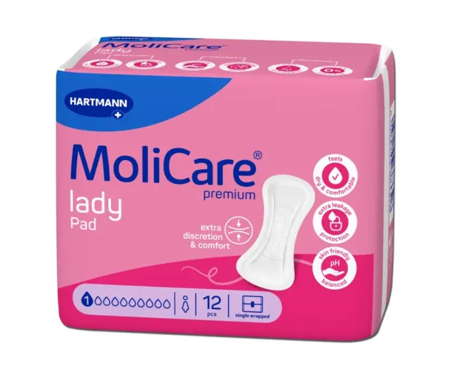 MoliCare Lady Pad inkont.vložky 1 k 12 ks