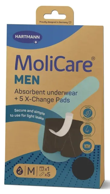 MoliCare MEN absorpční prádlo M 1ks + vložky 5ks