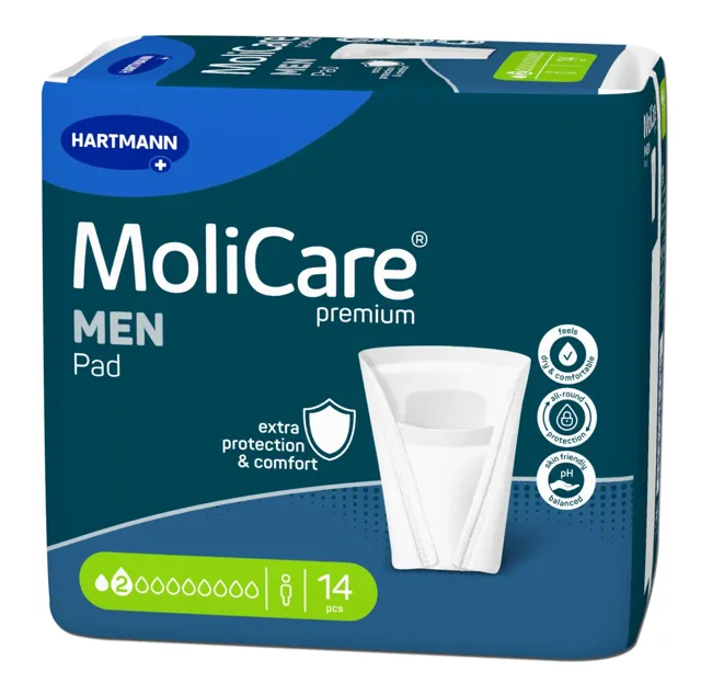 MoliCare MEN inkontinenční pomůcka 2 kapky 14 ks