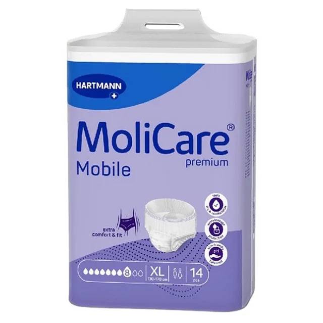 MOLICARE Mobile inkontinentní natahovací kalhotky 8k XL 14 kusů
