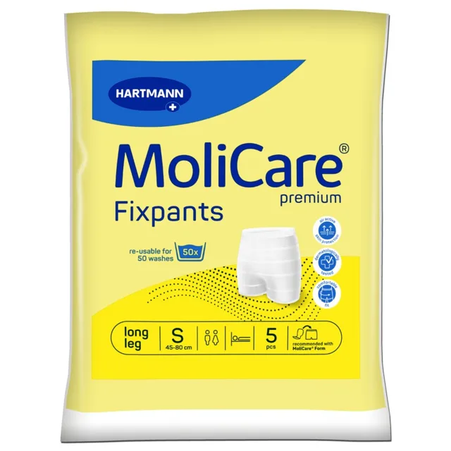 Molicare Premium Fixpants fixační kalhotky  S obvod boků 45-80cm 5ks