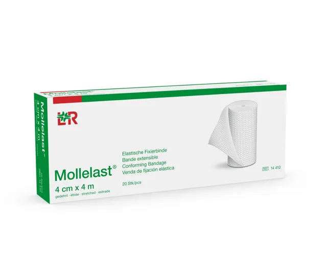 Mollelast Fixační elastické obinadlo 4 cm x 4 m 1 ks