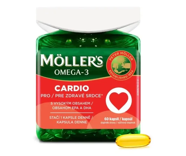 Mollers Omega-3 Cardio 60 kapslí