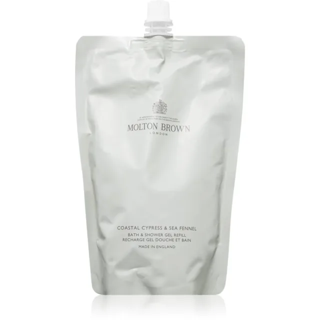 Molton Brown Coastal Cypress & Sea Fennel osvěžující sprchový gel pro muže 400 ml