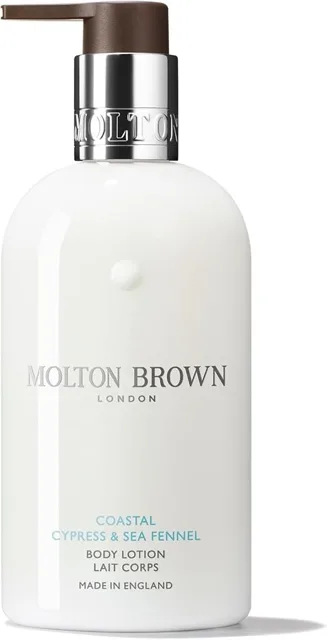 Molton Brown Coastal Cypress & Sea Fennel tělové mléko 300 ml (poškozený aplikátor)