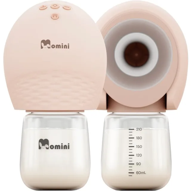 Momini SippyPump Twin odsávačka mateřského mléka bezdrátová 2 v 1 1 ks