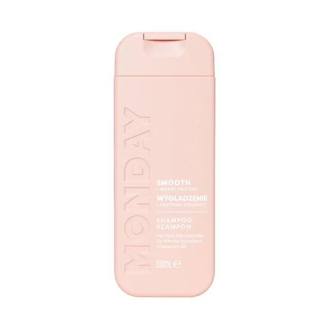 MONDAY MINI SMOOTH – šampon na kudrnaté vlasy, 90 ml