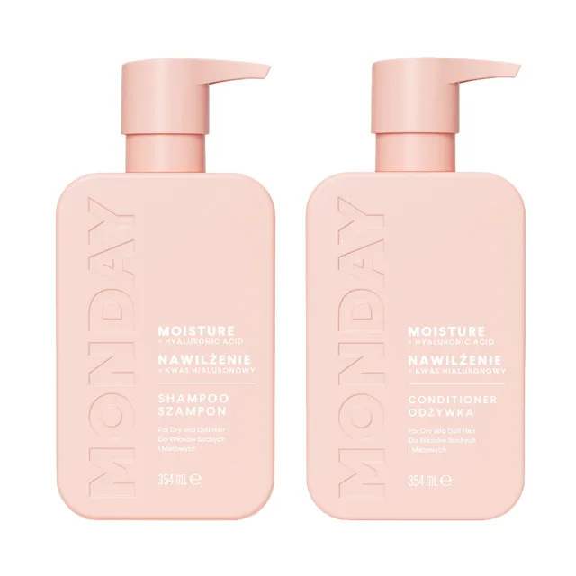 MONDAY - MOISTURE šampon + kondicionér na suché vlasy 2×350 ml