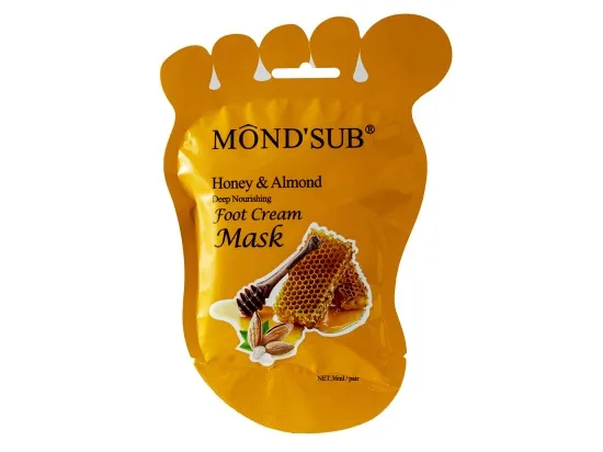 MONDSUB maska na nohy mandle&med vyživující